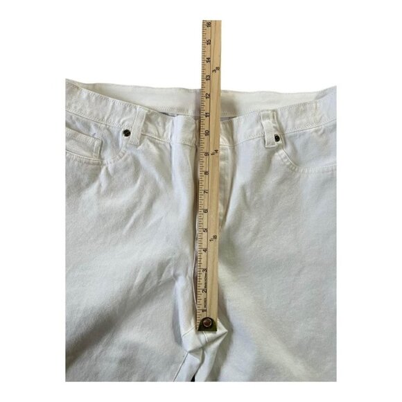 Chicos Pants Size Chicos 3 Short US 16 Short XL short Elastic Waist - Picture 8 of 8